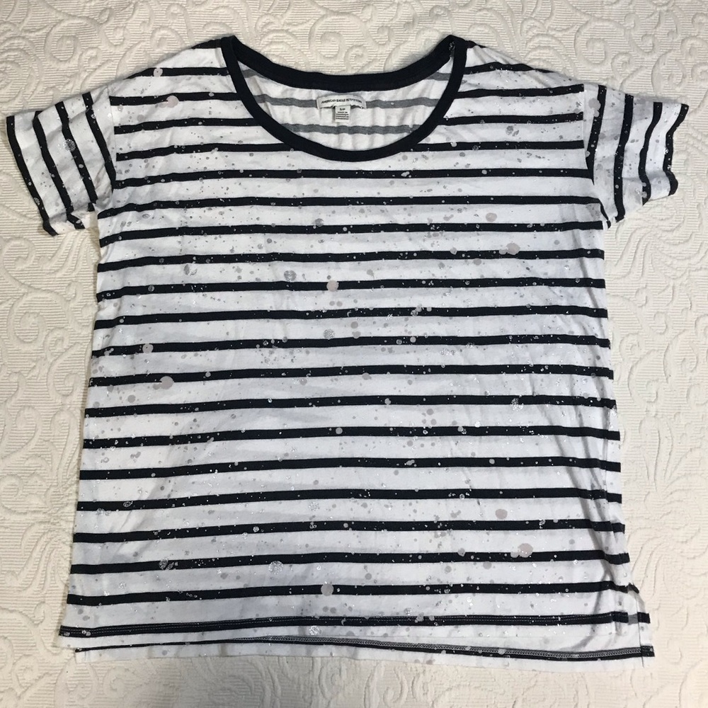 American Eagle Splatter short sleeve Tee
